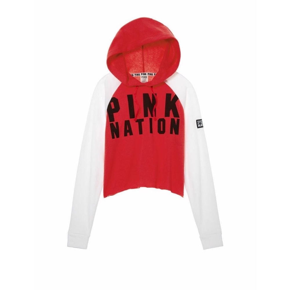 Victoria’s Secret PINK Nation Cropped Hoodie